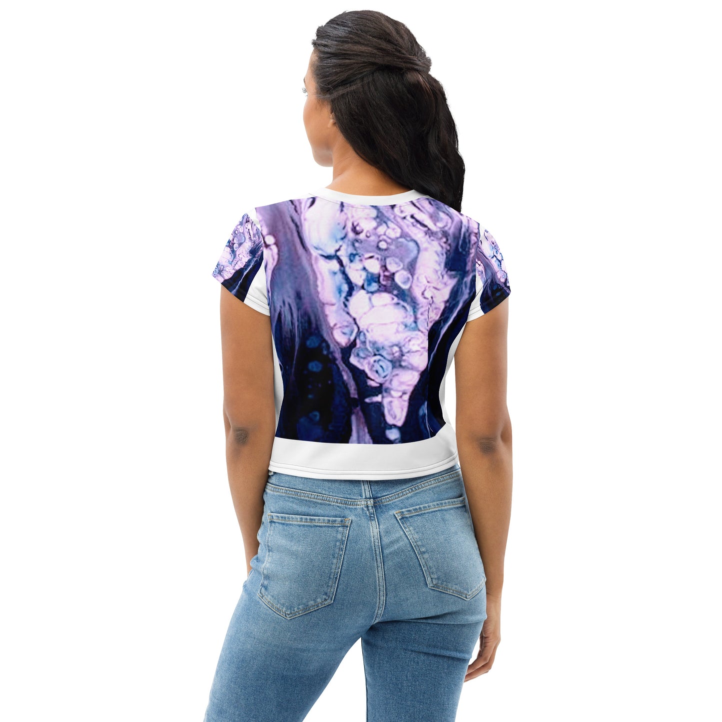 All-Over Print Crop Tee