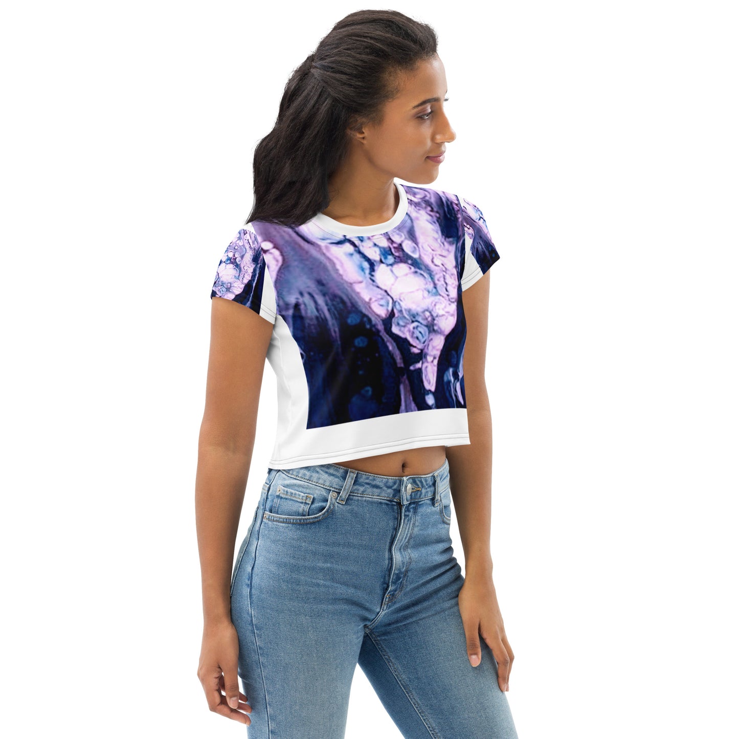 All-Over Print Crop Tee